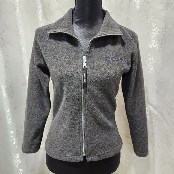TIMBERLAND Lightweight Gorp Grey Fleece Full Zip Layer Jacket (S) - Picture 12 of 12